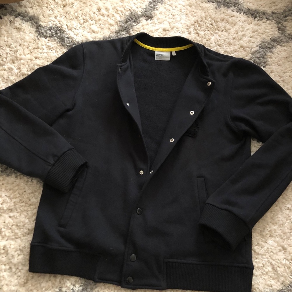 🎉🎉Host Pick WeSC Varsity Jacket Black Medium